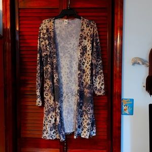 Woman's Leopard Print Cardigan